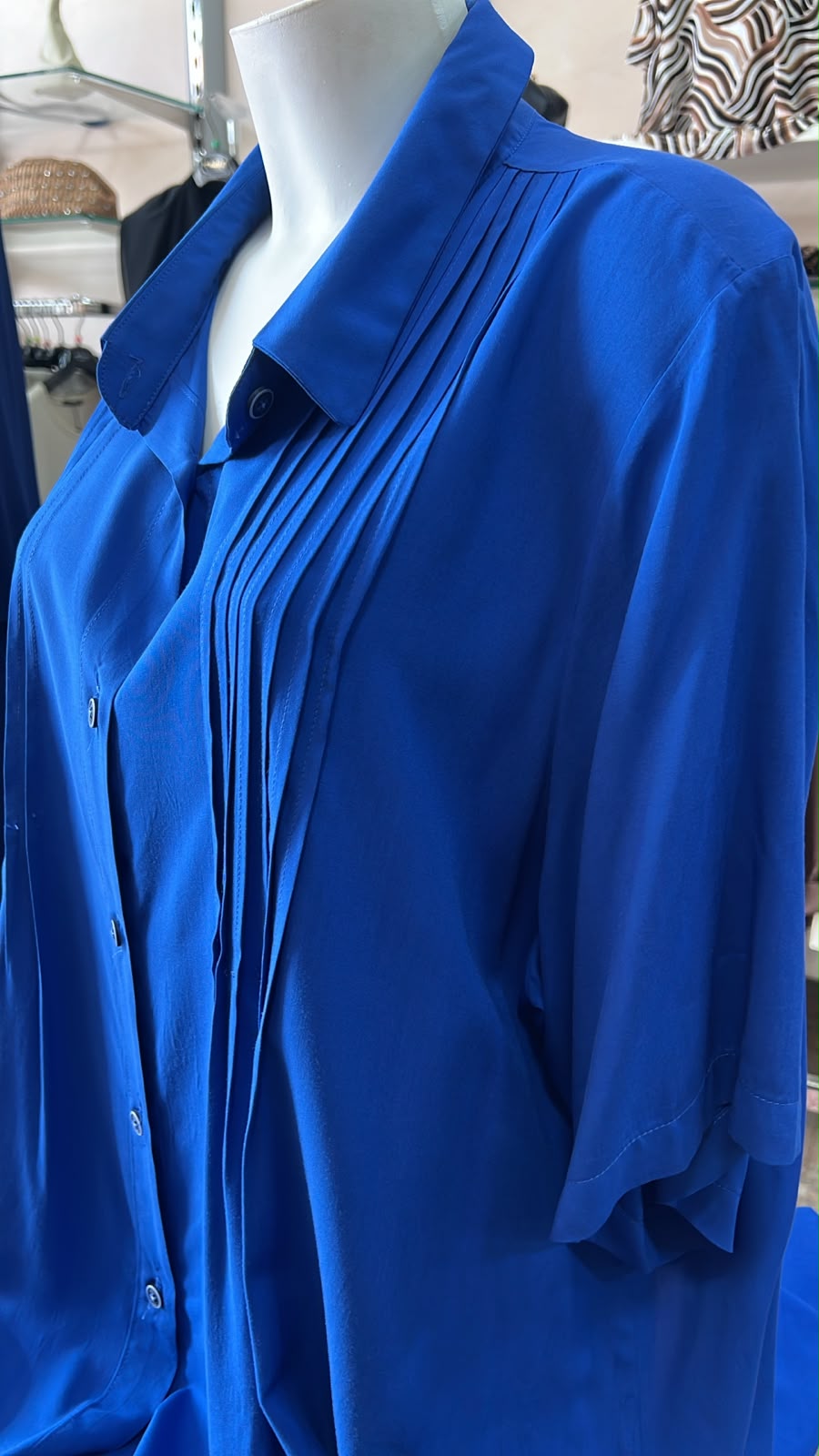 Camicia Royal, dettaglio plissé